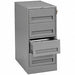 Drawer Pedestal 15 W x 24 D x 32 H Gray