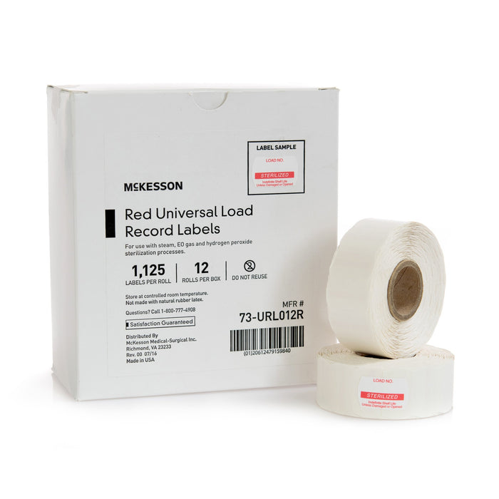 Sterilization Load Record Label