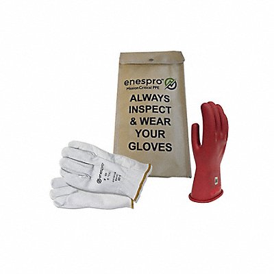 Class 0 Glove KIT Red 10 Glove Size