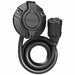 AC Port Plug 6 ft L Black