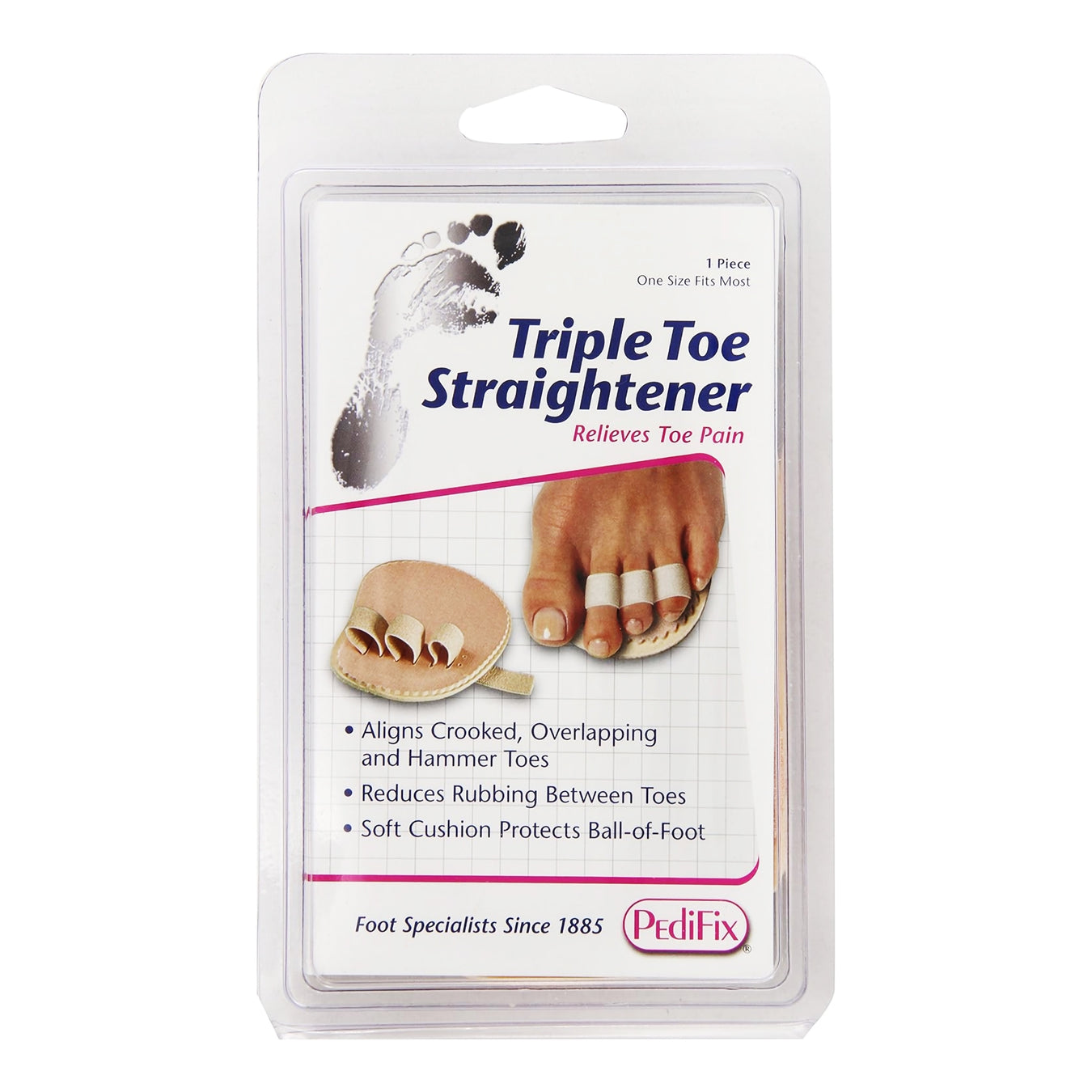 Triple Toe Straightener