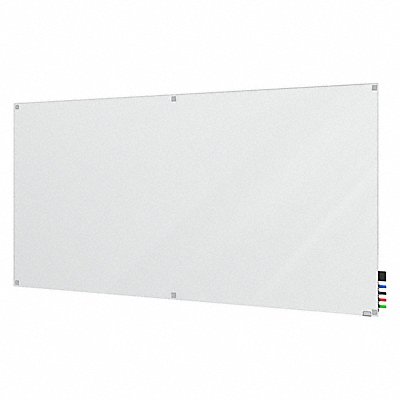 Dry Erase Board Non-Magnetic Glass 72 W