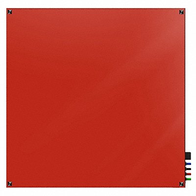 Dry Erase Board Non-Magnetic Glass 48 W