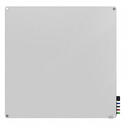 Dry Erase Board Non-Magnetic Glass 48 W