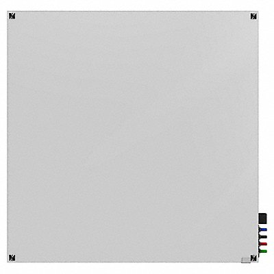 Dry Erase Board Non-Magnetic Glass 48 W