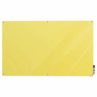 Dry Erase Board Non-Magnetic Glass 72 W