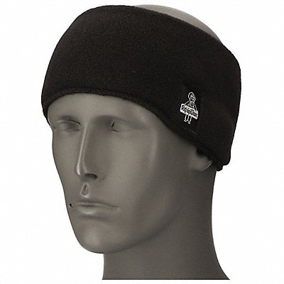 Fleece Headband Color Black 6 L