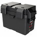 Battery Box Snap Closure Black Plastic