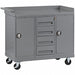 Mobile Cabinet Bench Steel 38 W 25 D