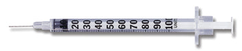 Standard Insulin Syringe with Needle