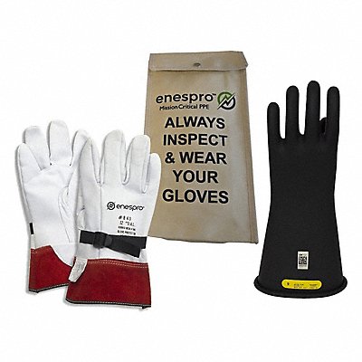 Class 2 Glove KIT Black 10 Glove Size