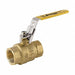 Brass Ball Valve NPT 1 latch lock