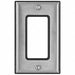 Decora Device Wall Plate Silver 2.87 W