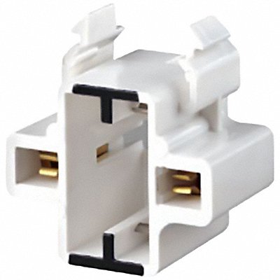 Lampholder 75 W White 2-Pin (GX23)