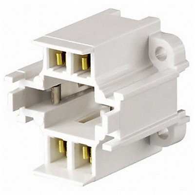 Lampholder 75 W White 4-Pin (G24q-3)