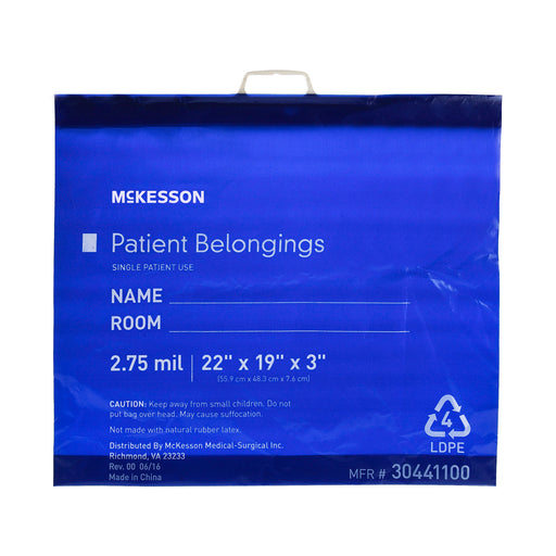 Patient Belongings Bag