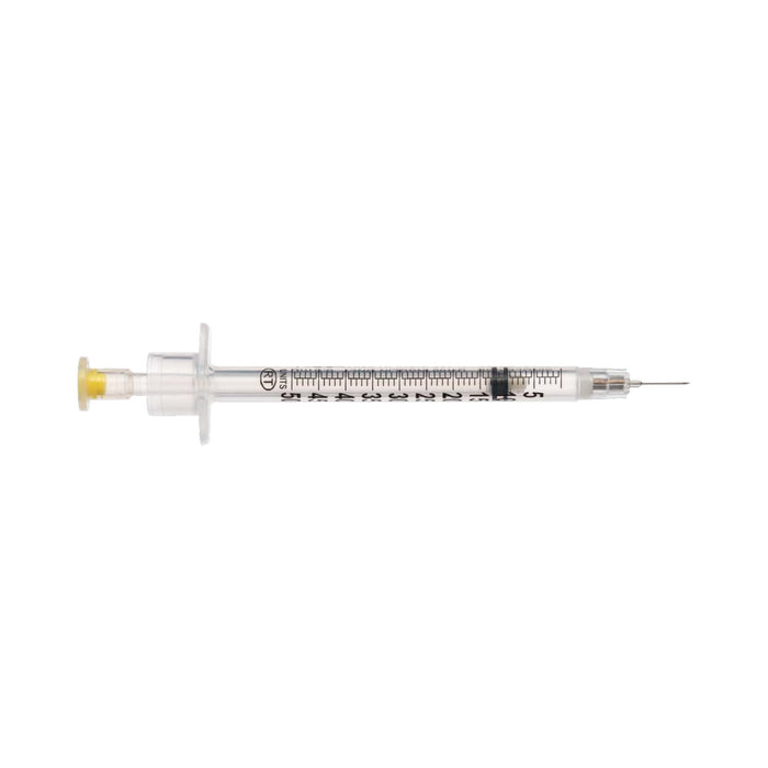 Safety Insulin Syringe with Needle