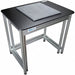 Anti-Vibration Table Silver and Black