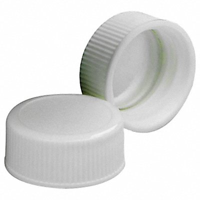 Cap 22 mm Dia White PK1000