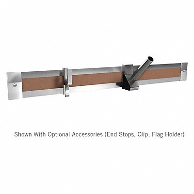 Display Rail Cork 72 in W x 2 in H