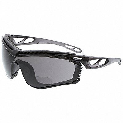 Safety Glasses Polycarbonate Gray Uni