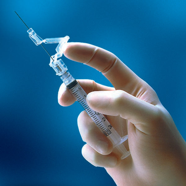 Safety Hypodermic Syringe with Needle