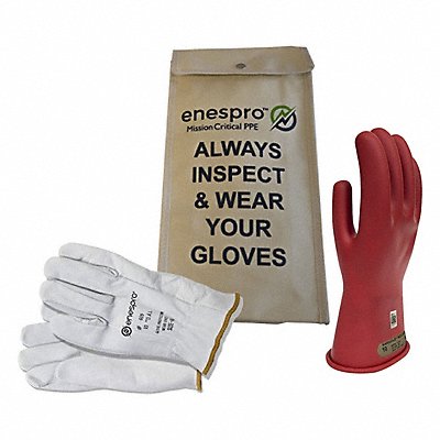 Class 00 Glove KIT Red 12 Glove Size