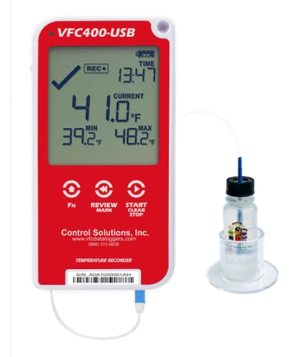 Refrigerator / Freezer Vaccine Data Logger with Alarm