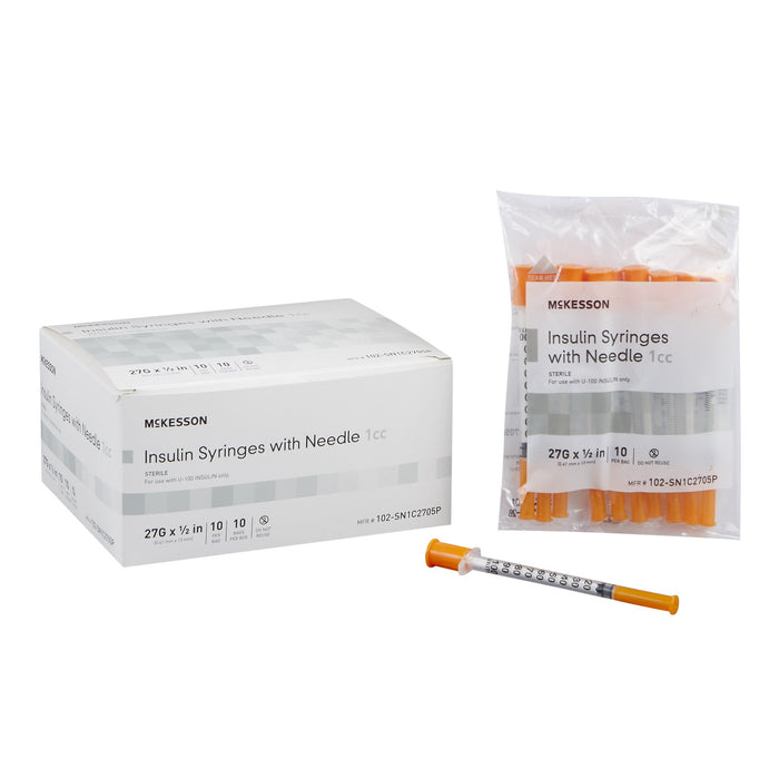 Standard Insulin Syringe with Needle