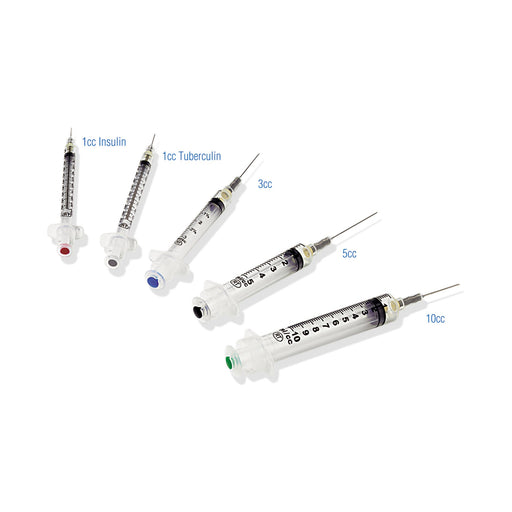 Safety Insulin Syringe with Needle