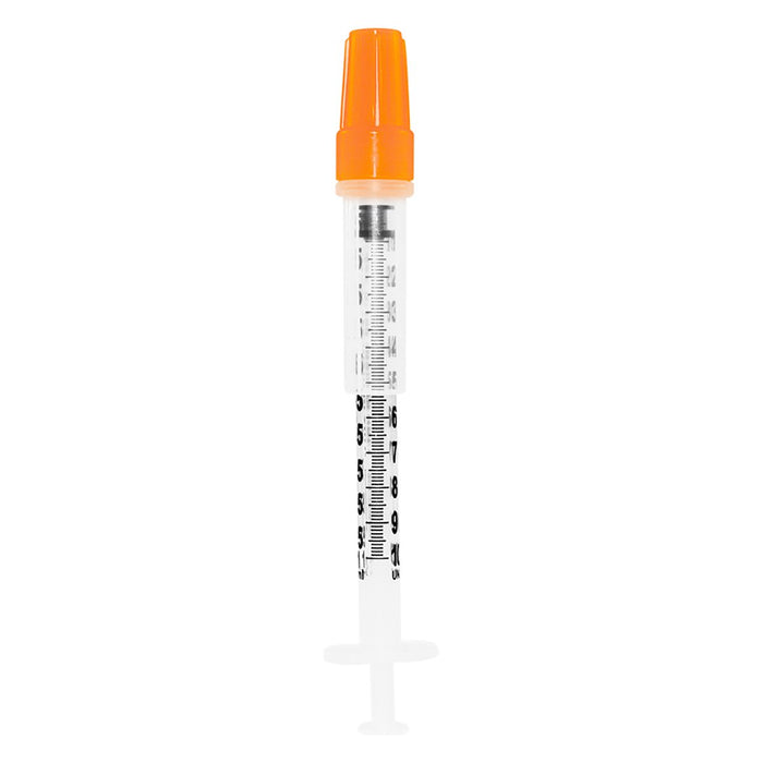 Safety Insulin Syringe with Needle