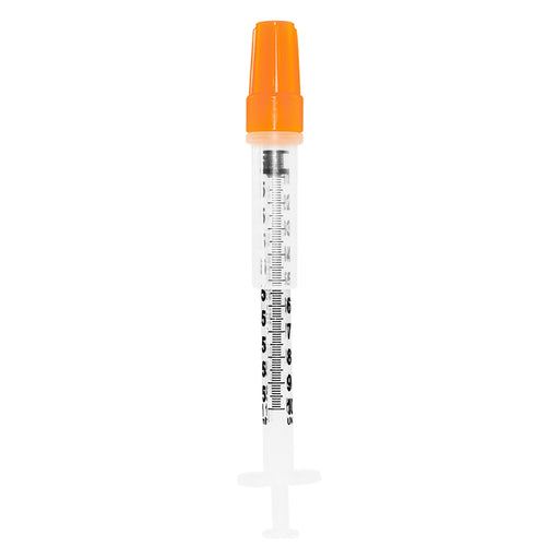 Safety Insulin Syringe with Needle