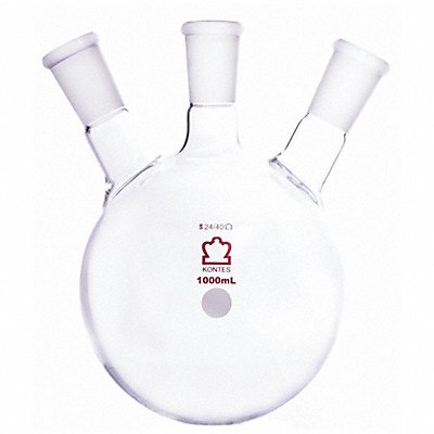 Round Bottom Flask 1 L 182 mm H Round