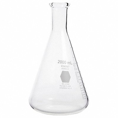 Erlenmeyer Flask 2 L 300 mm H Conical