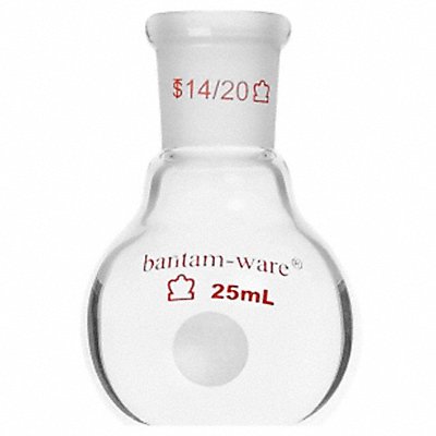 Round Bottom Flask 25 mL Round