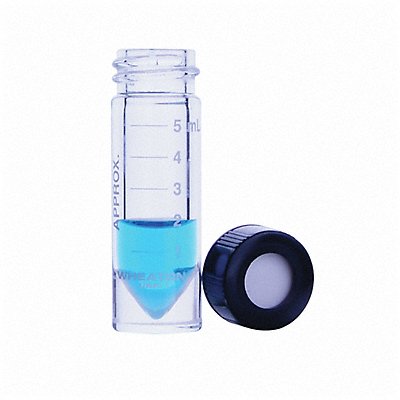 Vial with Cap 5 mL 20 mm Dia PK12