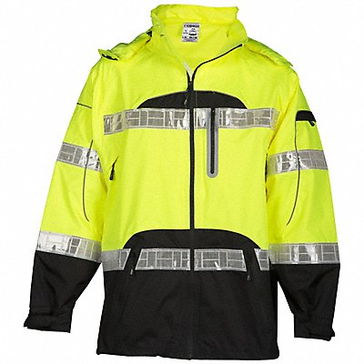 Rain Jacket Cls 3 Type R Blk/Ylw 4XL/5XL