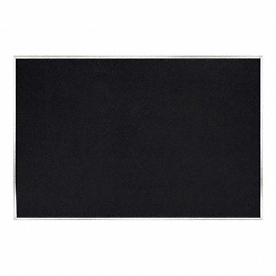 Bulletin Board Recycled Rbbr Blk Indoors