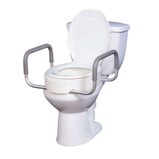 Raised Toilet Seat with Arms