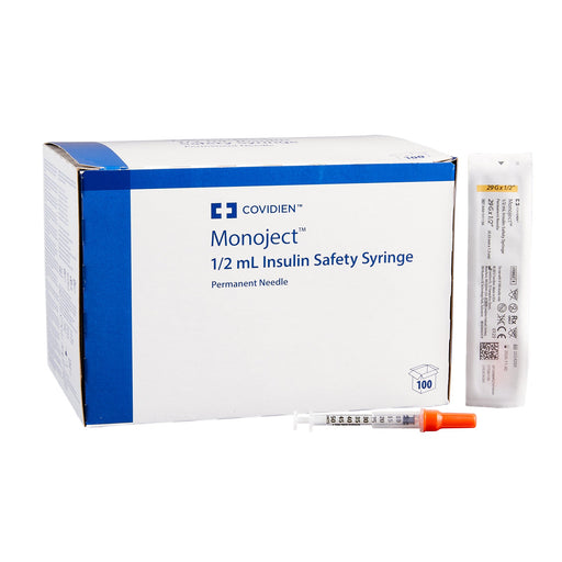 Safety Insulin Syringe with Needle