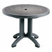 Aquaba 38 Round Table Charcoal