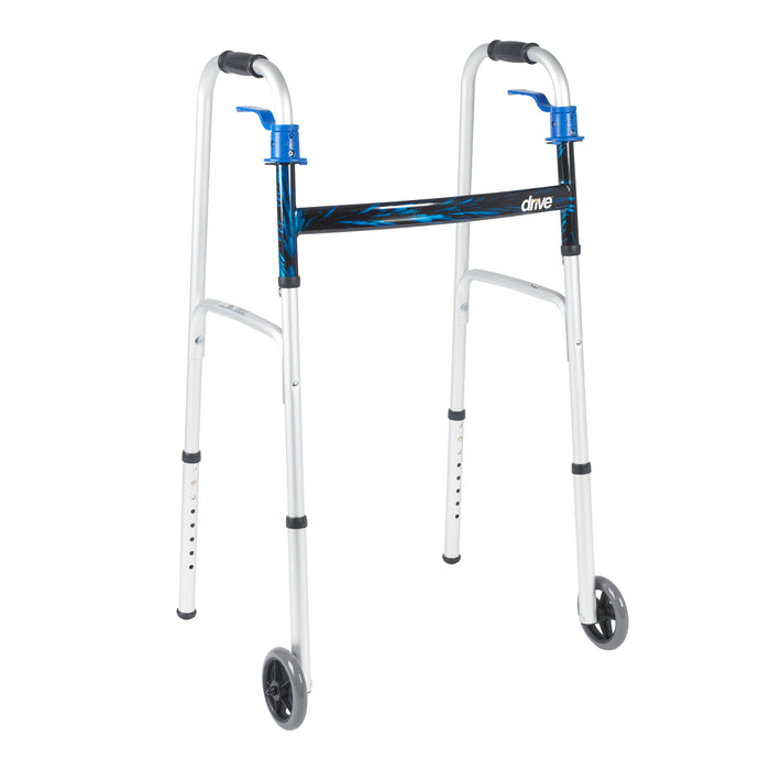 Dual Release Folding Walker