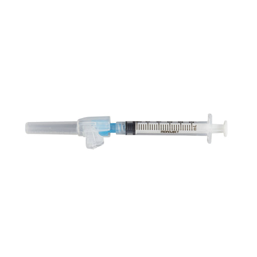 Safety Hypodermic Syringe with Needle