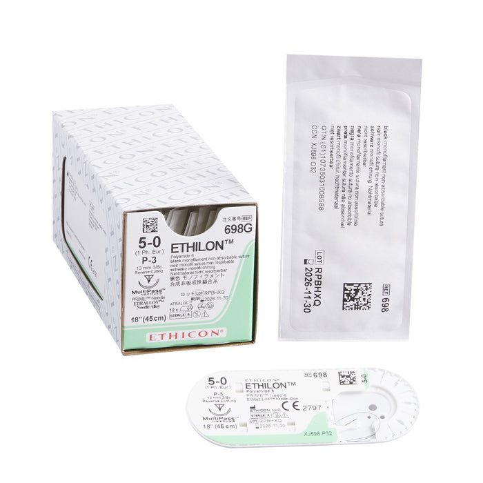 Nonabsorbable Suture with Needle