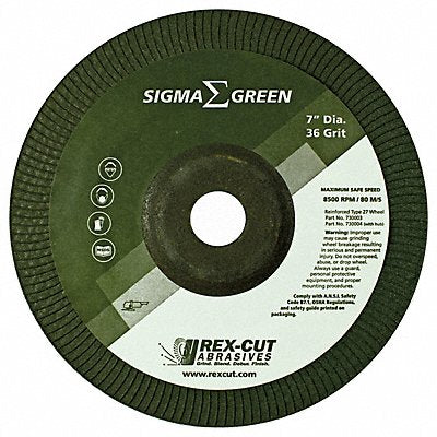 Grinding Wheel 7 x 7/8 36 Grit