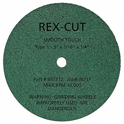 CutOff Whl Coarse 3 x1/16 x1/4 18000rpm