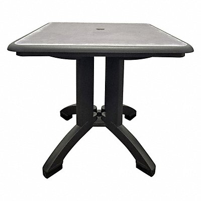 Aquaba Square Table 32 Charcoal