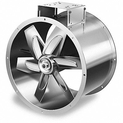 Steel 27 Dia 18 L 37.25 H Tubeaxial Fan