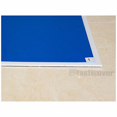 Floor Protection Mats 3 ft 5lb Blue PK2