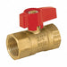 Brass Gas Ball Valve NPT 3/4 